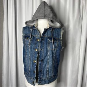 Best 25+ Deals for Hooded Denim Vest 
